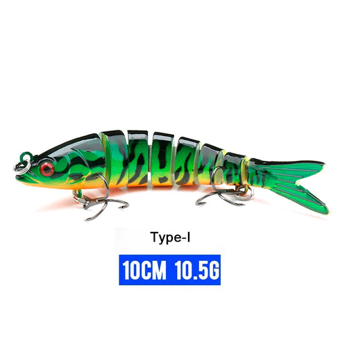 10/14cm Sinking Wobblers Fishing Lures Jointed Crankbait Swimbait 8 Segment Hard Artificial Bait For Fishing Tackle Lure
